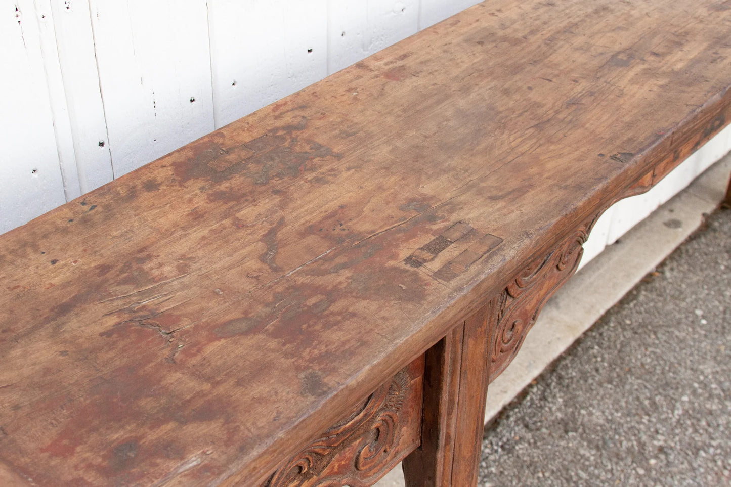 Classic Hand-Carved Console Table