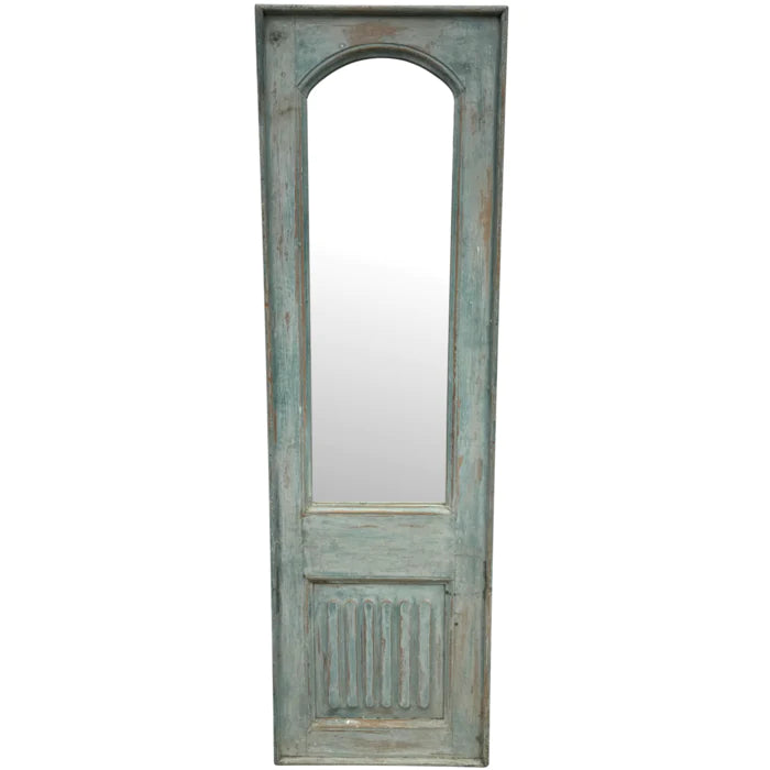 Indian Antique Old Door Cupboard Door Mirror