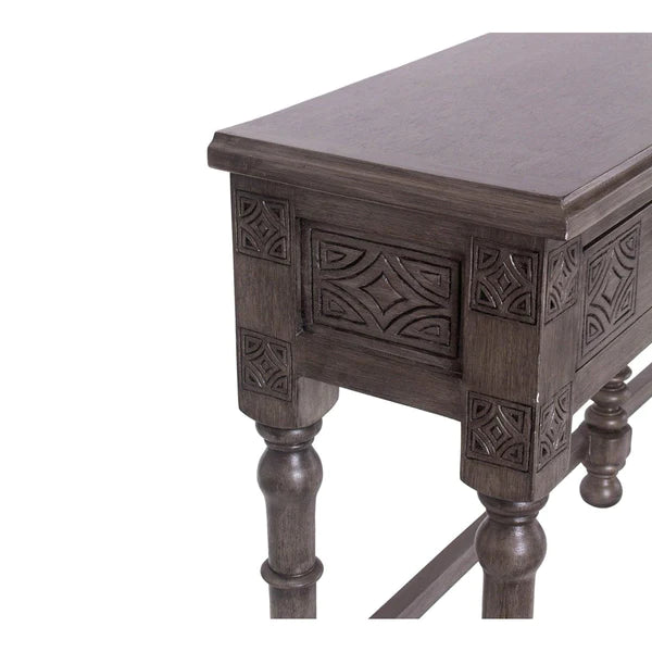 Southwestern Carved Console Table - Rustic and Stylish